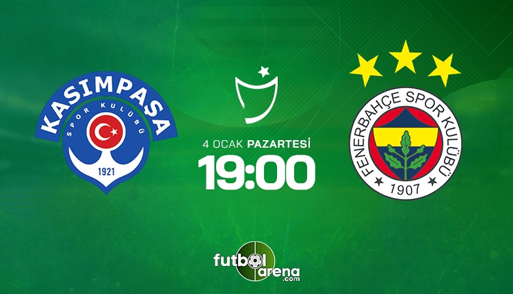 Kasımpaşa - Fenerbahçe maçı ilk 11'leri