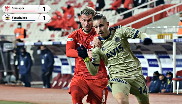 Sivasspor 1-1 Fenerbahçe maç özeti ve golleri (İZLE)