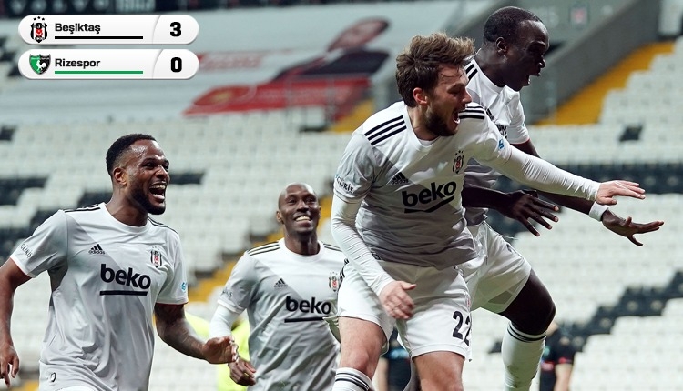 Beşiktaş 3-0 Denizlispor maç özeti ve golleri (İZLE)
