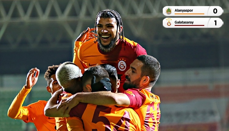 Lider Galatasaray, Alanya'da tek golle kazandı (İZLE)