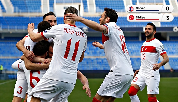 Norveç 0-3 Türkiye maç özeti ve golleri (İZLE)