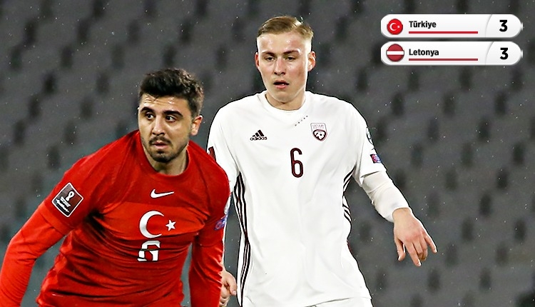 Türkiye 3-3 Letonya maç özeti ve golleri (İZLE)