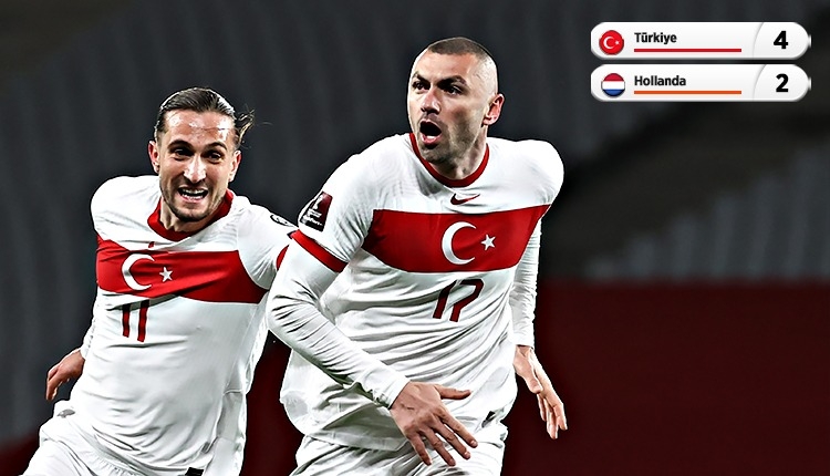 Türkiye 4-2 Hollanda maç özeti ve golleri (İZLE)