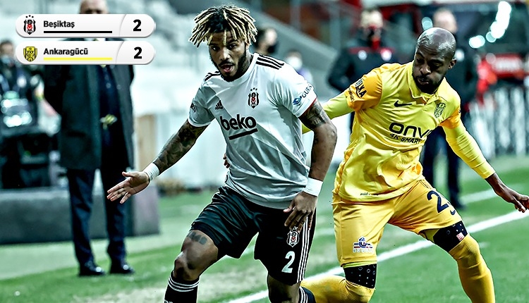 Beşiktaş 2-2 Ankaragücü maç özeti ve golleri (İZLE)
