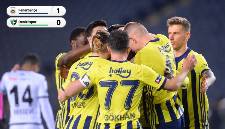 Fenerbahçe 1-0 Denizlispor maç özeti ve golü (İZLE)