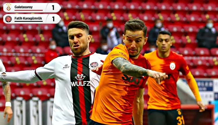 Galatasaray 1-1 Fatih Karagümrük maç özeti ve golleri (İZLE)