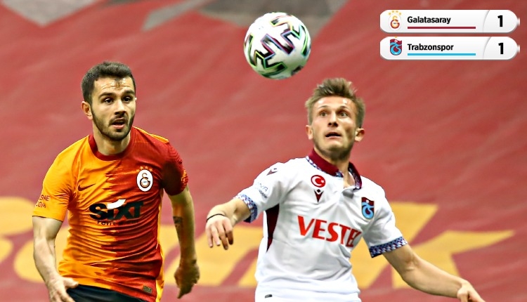 Galatasaray ile Trabzonspor puanları paylaştı! Uzatma golü (İZLE)