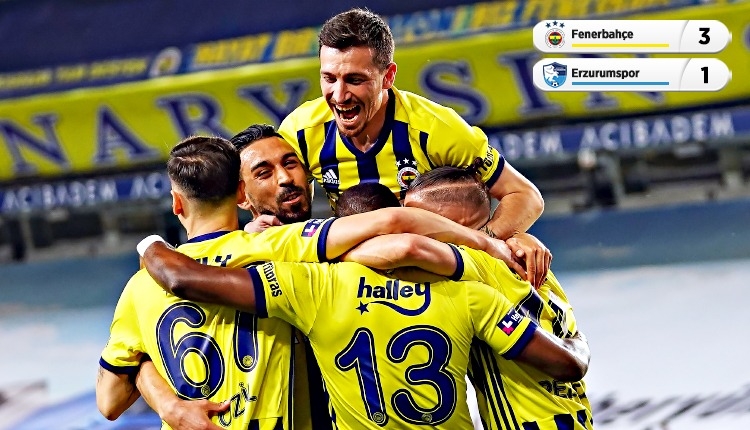 Fenerbahçe, Kadıköy'de Erzurumspor'u 3 golle geçti (İZLE)