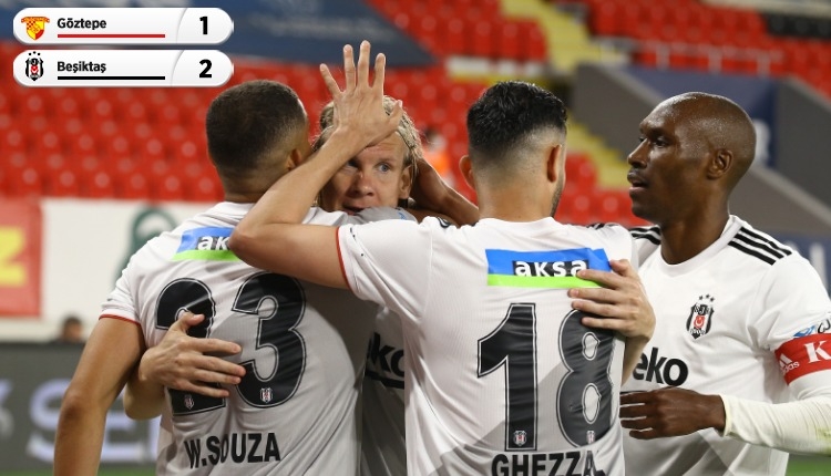 Göztepe 1-2 Beşiktaş maç özeti ve golleri (İZLE)