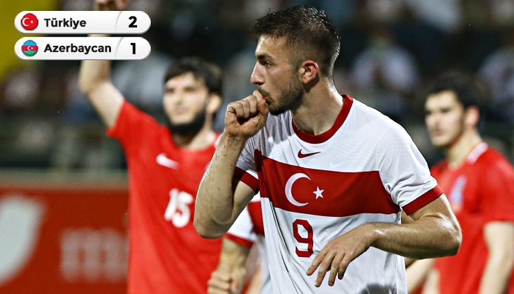 Türkiye hazırlık maçında Azerbaycan'ı 2 golle geçti (İZLE)