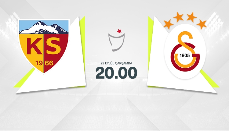 Kayserispor - Galatasaray ilk 11'ler