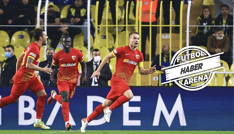 Fenerbahçe 2-2 Kayserispor maç özeti ve golleri (İZLE)