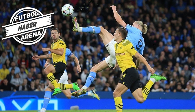 Erling Haaland'ın Dortmund'a attığı uçan tekme golü (İZLE)