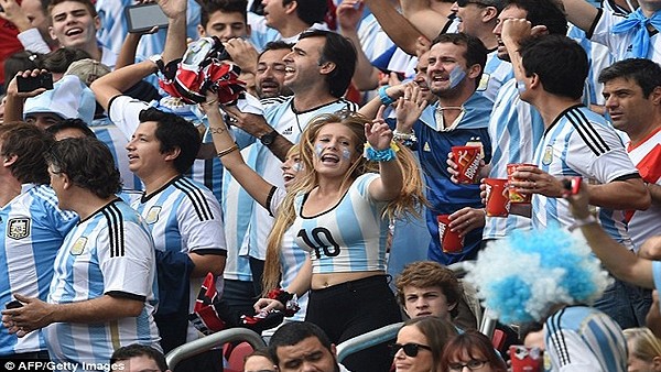 Arjantin Taraftarları Final Sevincini Doyasıya Yaşadı!