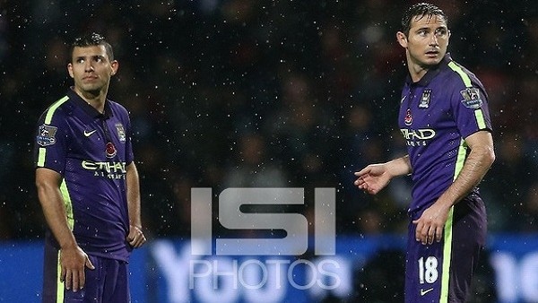 Lampard ile Agüero frikikte kapıştı!