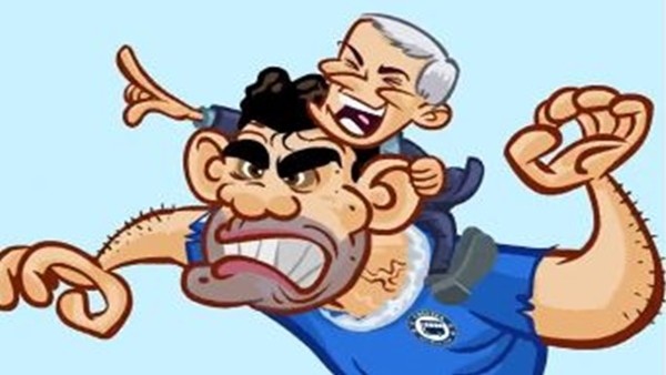 Mourinho ve Diego Costa'nın animasyonunu yaptılar