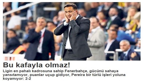 Fenerbahçe- Akhasir maçının gazete manşetleri