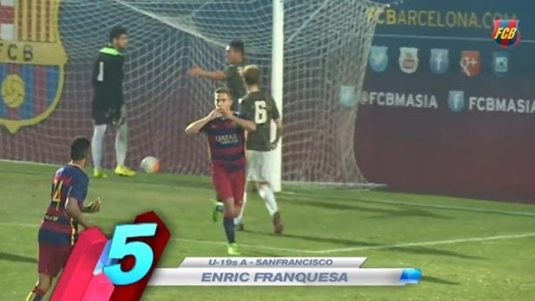 Barça'lı gençlerden enfes goller