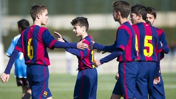 Barçalı gençlerden enfes goller