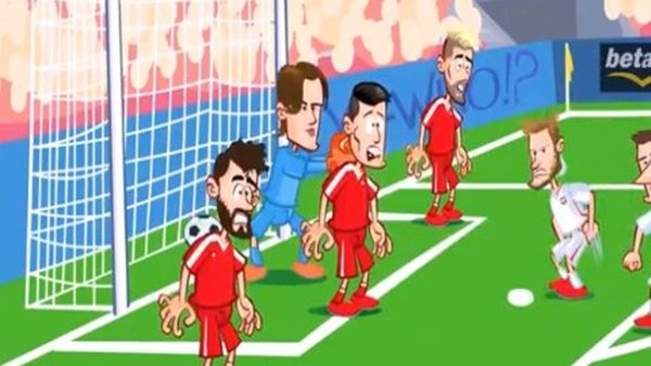 Polonya - İsviçre maçı animasyon film oldu