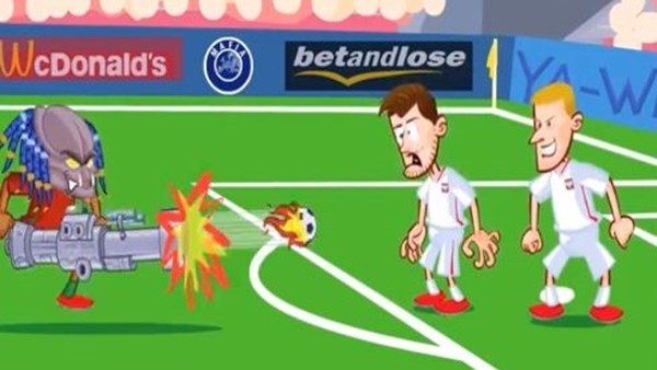 Polonya - Portekiz maçı animasyon film oldu