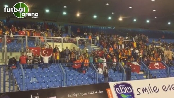 Arabistan'da Galatasaray taraftarı.