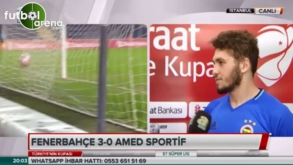 Fenerbahçeli genç futbolcular Amedspor galibiyetini değerlendirdi