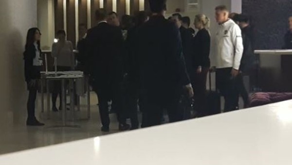 Beşiktaş kafilesi otele yerleşti