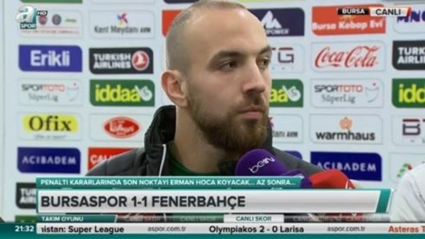 Sercan Yıldırım: 'İki pozisyonda penaltı'