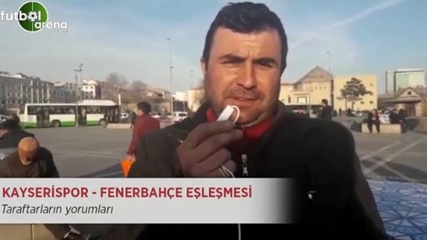 Kayserispor - Fenerbahçe eşleşmesine dair taraftarların yorumları