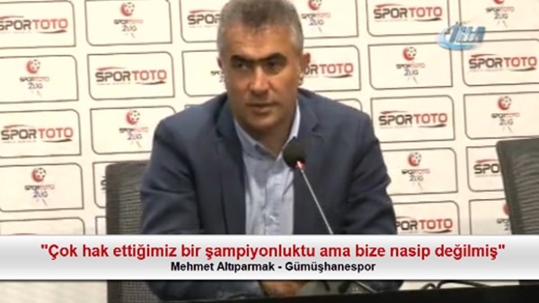 Mehmet Altıparmak: "Çok hak ettiğimiz bir şampiyonluktu ama bize nasip değilmiş"