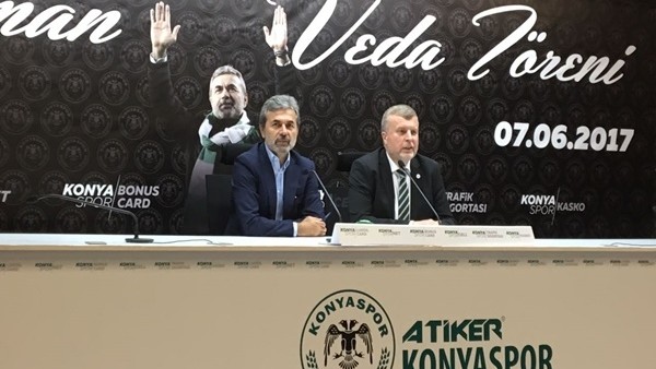 Konyaspor'dan Aykut Kocaman'a veda töreni