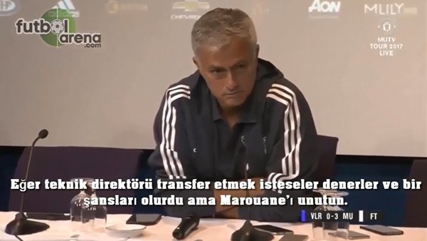 Jose Mourinho: "Galatasaray'ın beni transfer etmeleri Fellaini'den daha kolay"
