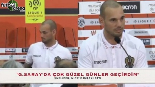 Sneijder: "Galatasaray'da harika zaman geçirdim"