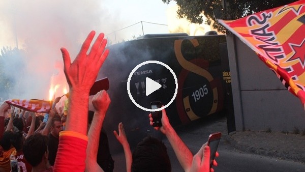 Galatasaray, derbi için yola çıktı
