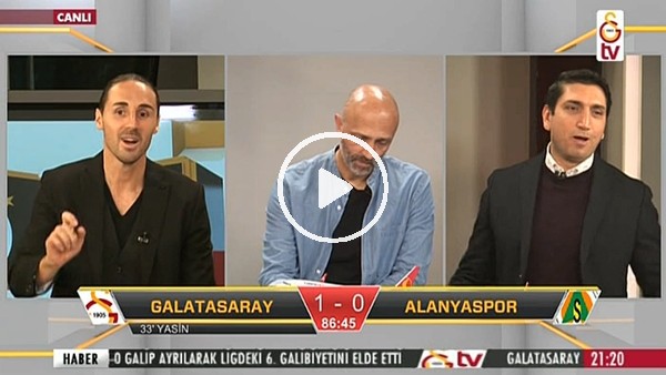 Gomis'in Alanyaspor'a attığı golde GS TV!