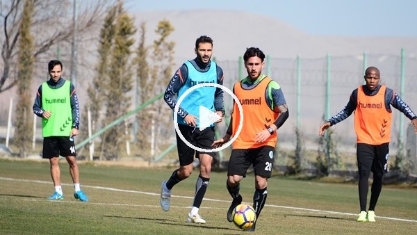 Atiker Konyaspor, Beşiktaş maçının hazırlıklarına başladı