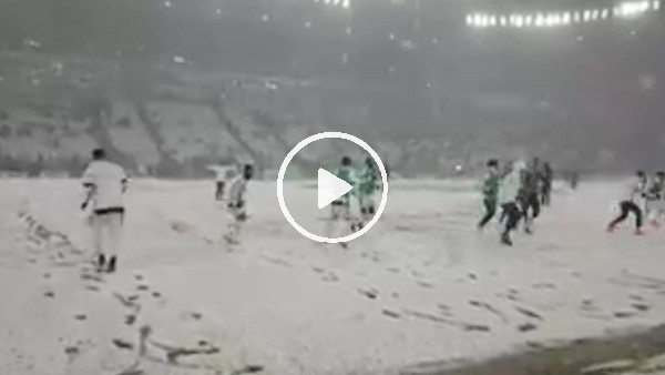 Juventus-Atalanta maçı kar yağışı nedeniyle ertelendi