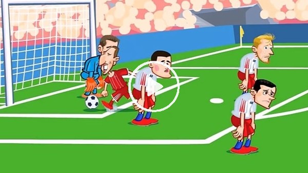 Bayern Münih - Hamburg maçı animasyon film oldu