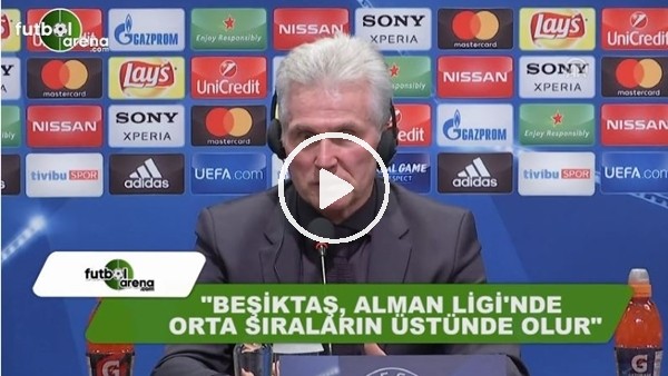 Jupp Heynckes: "Beşiktaş, Alman Ligi'nde orta sıraların üstünde olur"