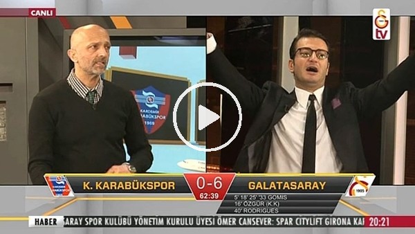 Sinan Gümüş'ün Karabükspor'a attığı golde GS TV!