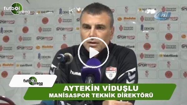 Aytekin Viduşlu: "Türk futboluna yetiştirici bir Manisaspor olacağız"