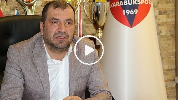 Karabükspor Başkanı MehmetAytekin: "Aldığımız her puan borcumuzdan düşüyor"