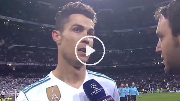 Cristiano Ronaldo'nun Juventus maçı sonrası açıklamaları