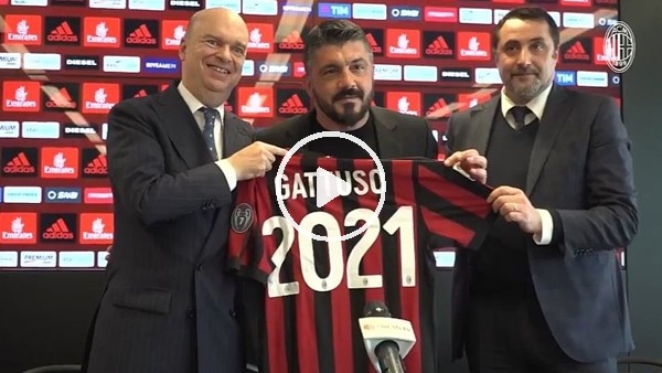 Milan, Gattuso ile 2 yıllık sözleşme uzattı
