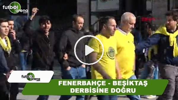 Fenerbahçeli taraftarlar, derbi öncesi toplanmaya başladı