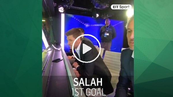 Steven Gerrard, Muhammed Salah'ın golünde kendinden seçti