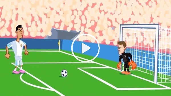 Real Madrid - Juventus maçı animasyon film oldu