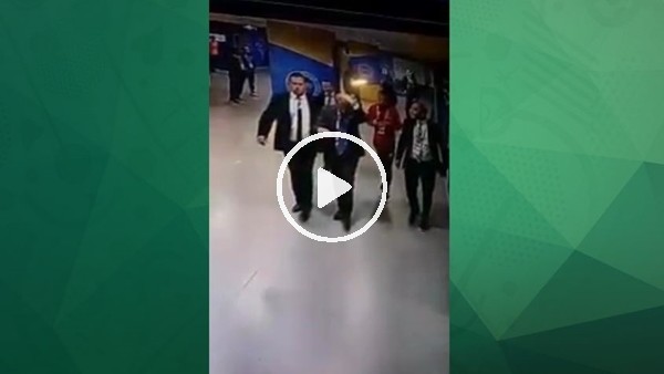 Şenol Güneş'in olaylı Fenerbahçe derbisinde soyunma odasına gidiş görüntüleri