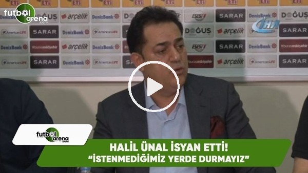 Eskişehirspor Başkanı Halil Ünal: "İstenmediğimiz yerde durmayız"